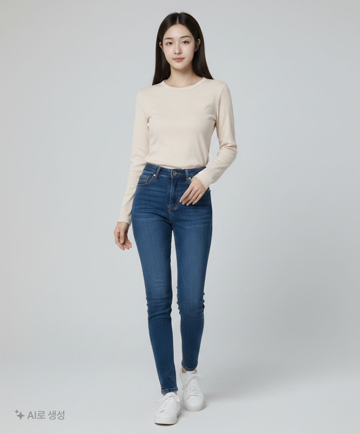무신사 스탠다드(MUSINSA STANDARD) 긴소매 티셔츠 S