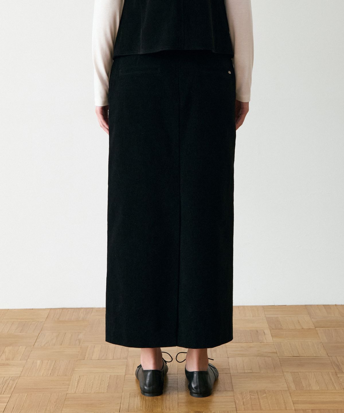 르메메(LEMEME) Moire Maxi Skirt_3colors