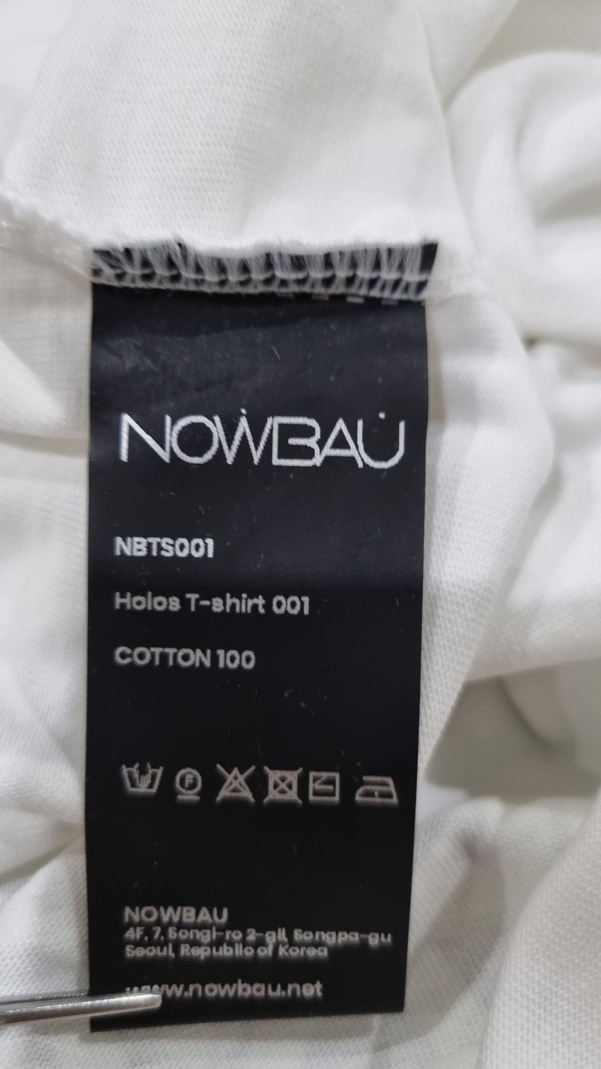 나우바우(NOWBAU) 홀로스 티셔츠 001 L