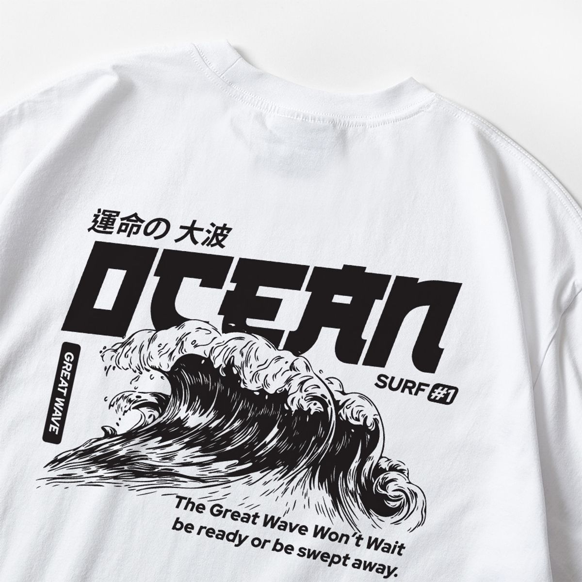 스플래시코드(SPLASHCODE) 롱슬리브 화이트 - 오션(Ocean)