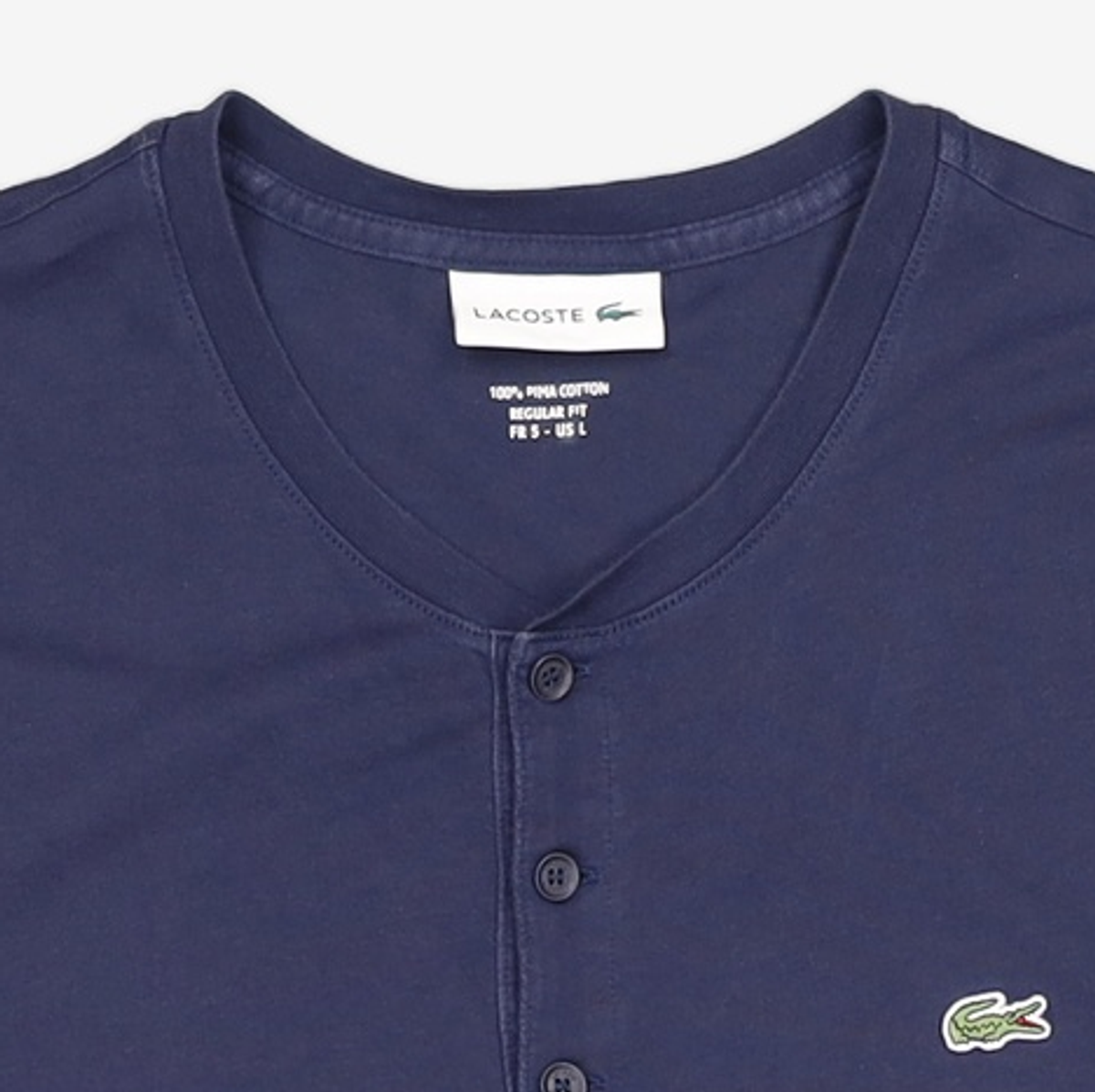 라코스테(LACOSTE) 남성 피마 헨리넥 티셔츠 LCST TH0884-20B166 5
