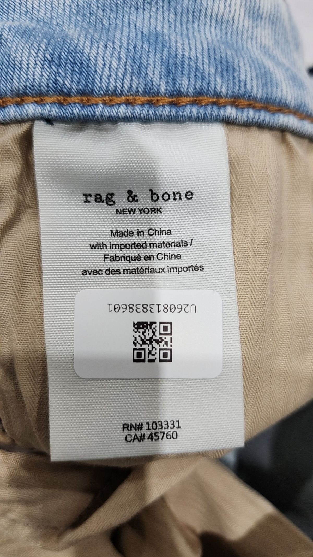 랙앤본(RAG & BONE) 청/데님 팬츠 31