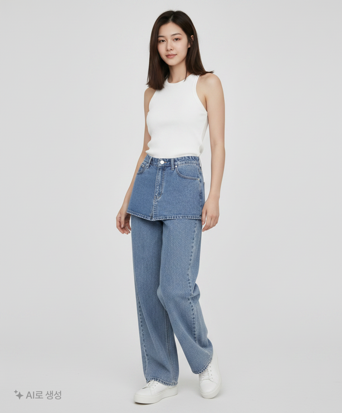 론론(RONRON) 청/데님 팬츠 M