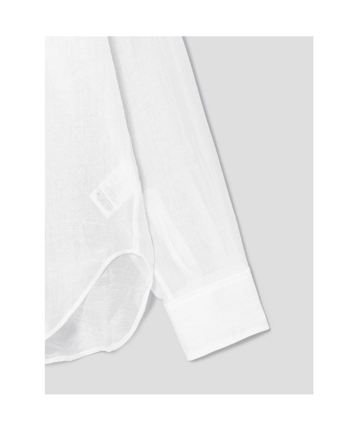 앙개(ANGGAE) Sheer Shirt  White