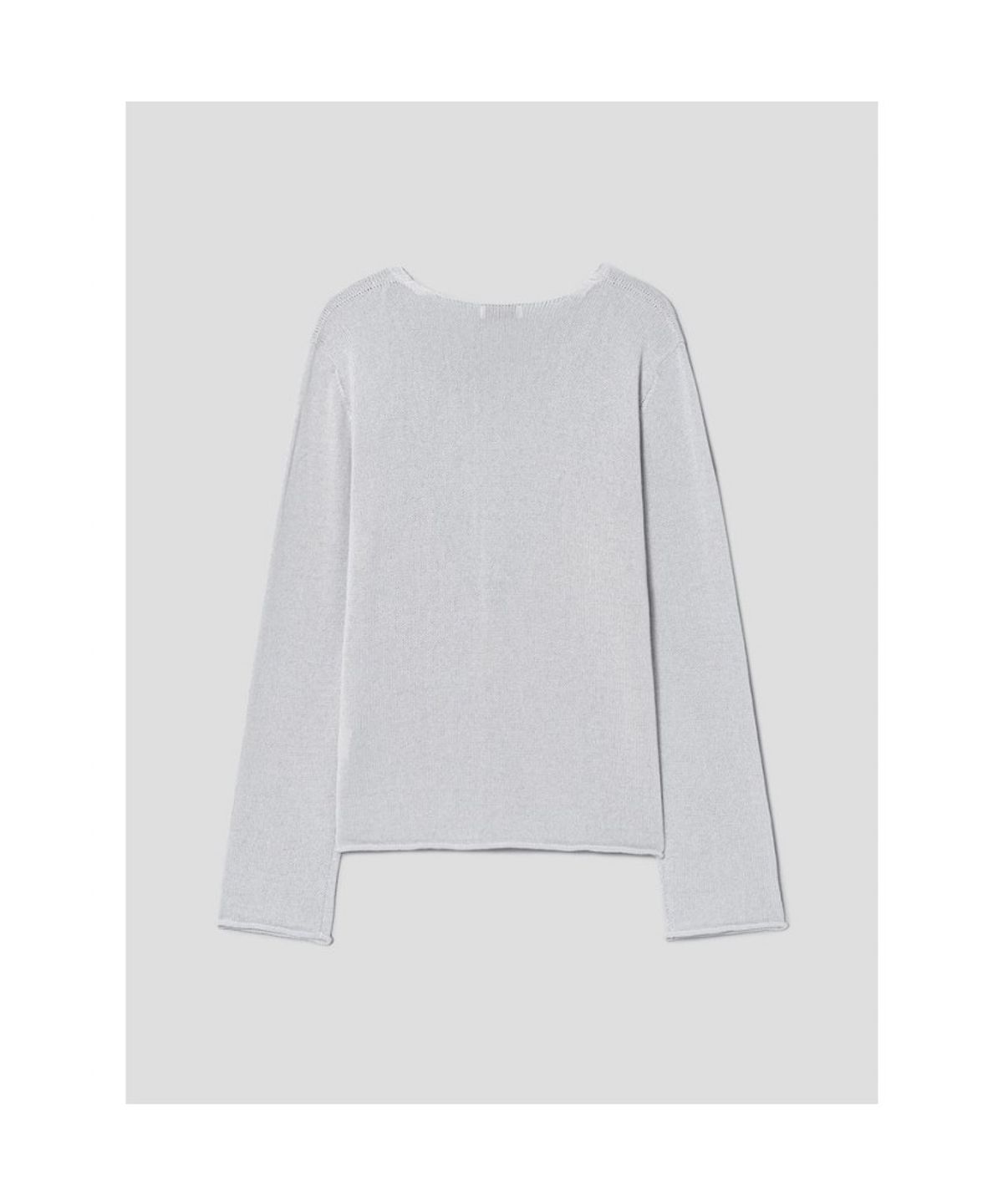 앙개(ANGGAE) VNeck Knit  Light Grey