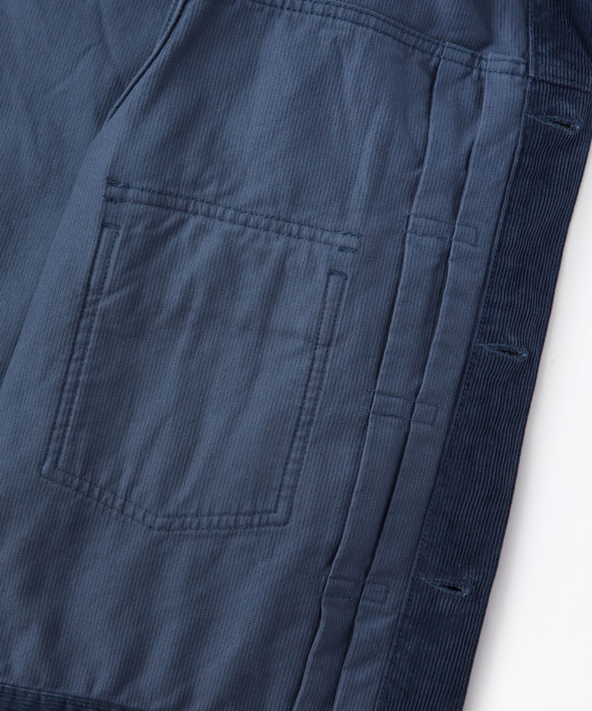 아웃스탠딩(OUTSTANDING) CORDUROY 2ND JACKET_WASHED NAVY