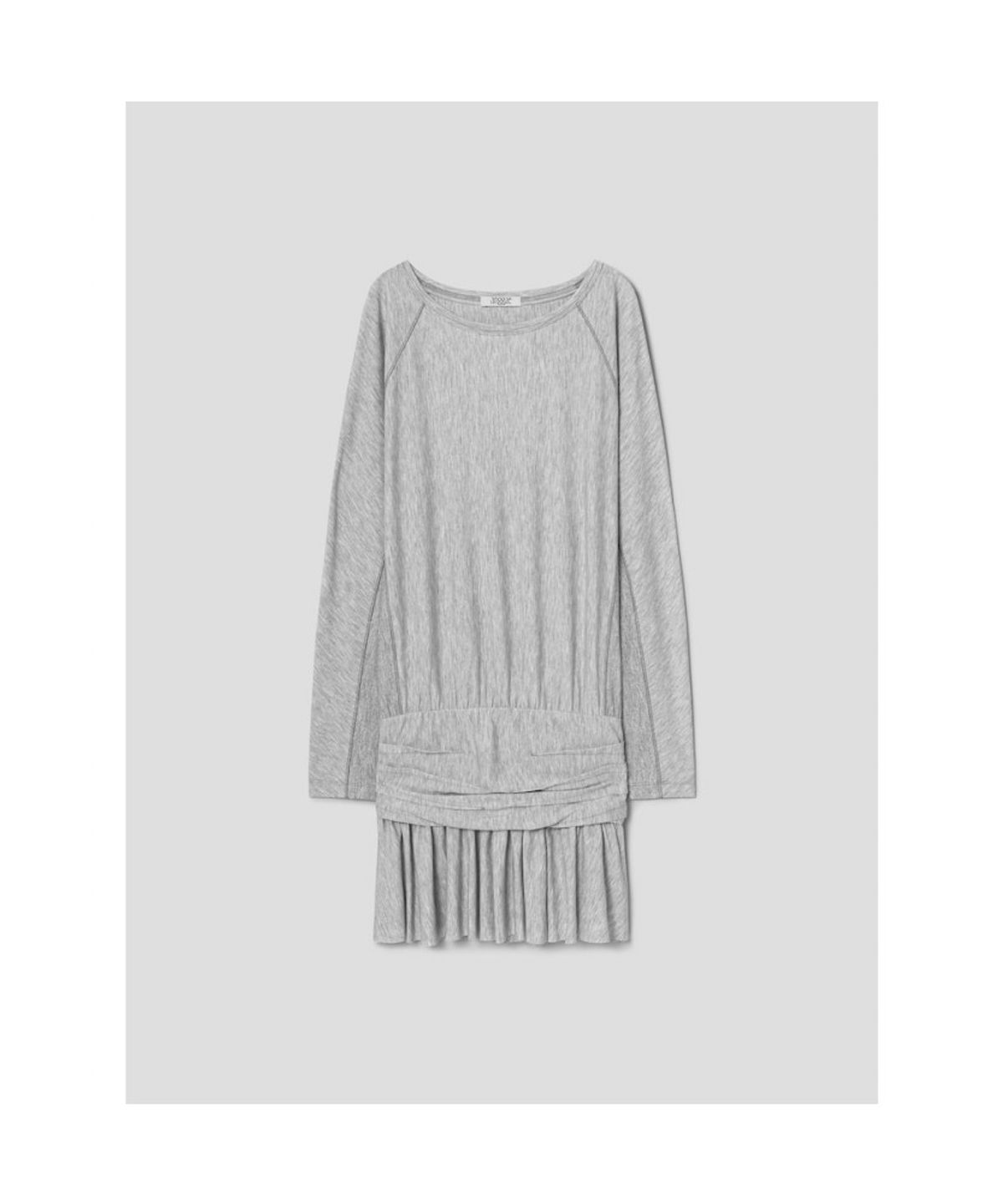 앙개(ANGGAE) Jersey Minidress   Light Grey