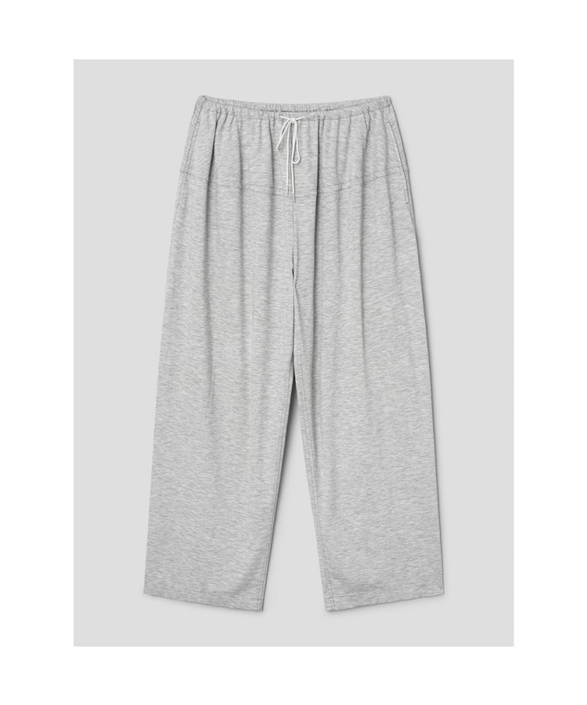 앙개(ANGGAE) Jersey Dancer Pants  Light Grey