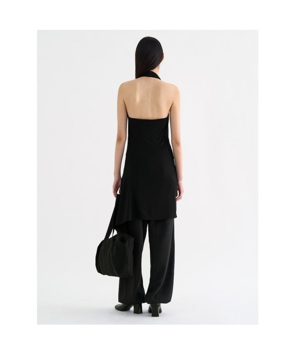 앙개(ANGGAE) Jersey Dancer Pants  Black