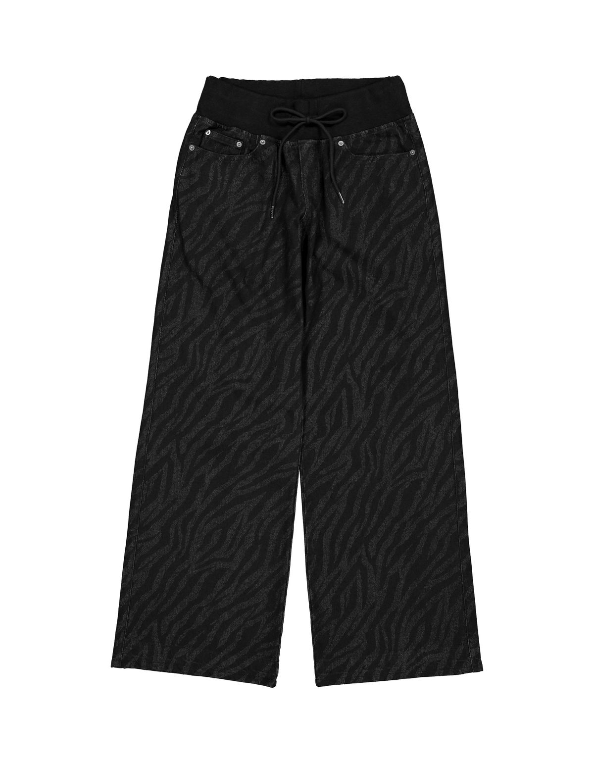 셋업이엑스이(SETUP-EXE) ZEBRA DENIM PANTS / BLACK