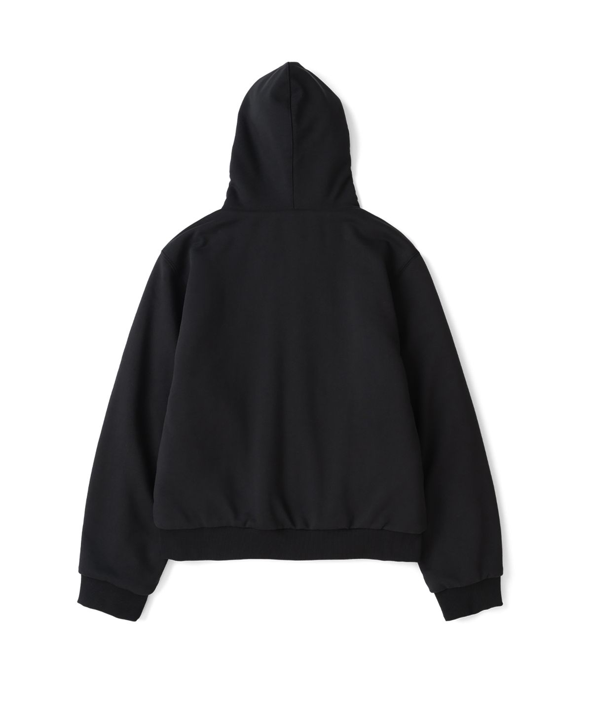 더콜디스트모먼트(THECOLDESTMOMENT) TCM reversible t logo hooded zip-up (black)