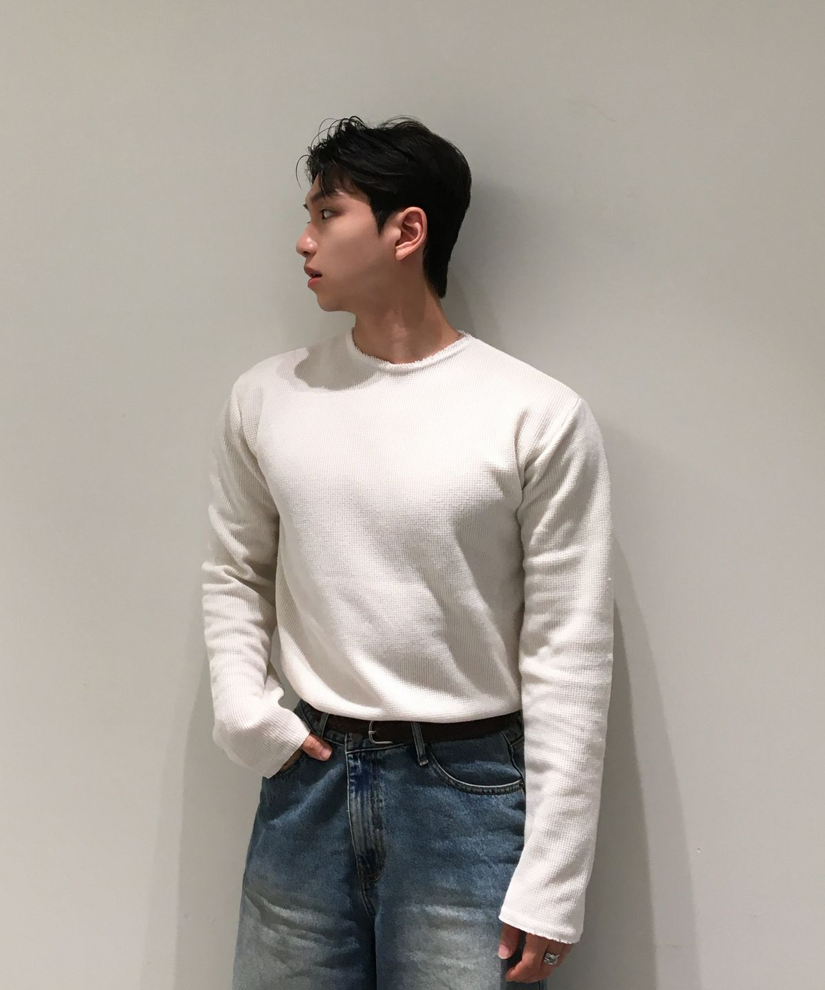 센테어(SENTAIR) 컷오프 버블 긴팔 티셔츠_5color