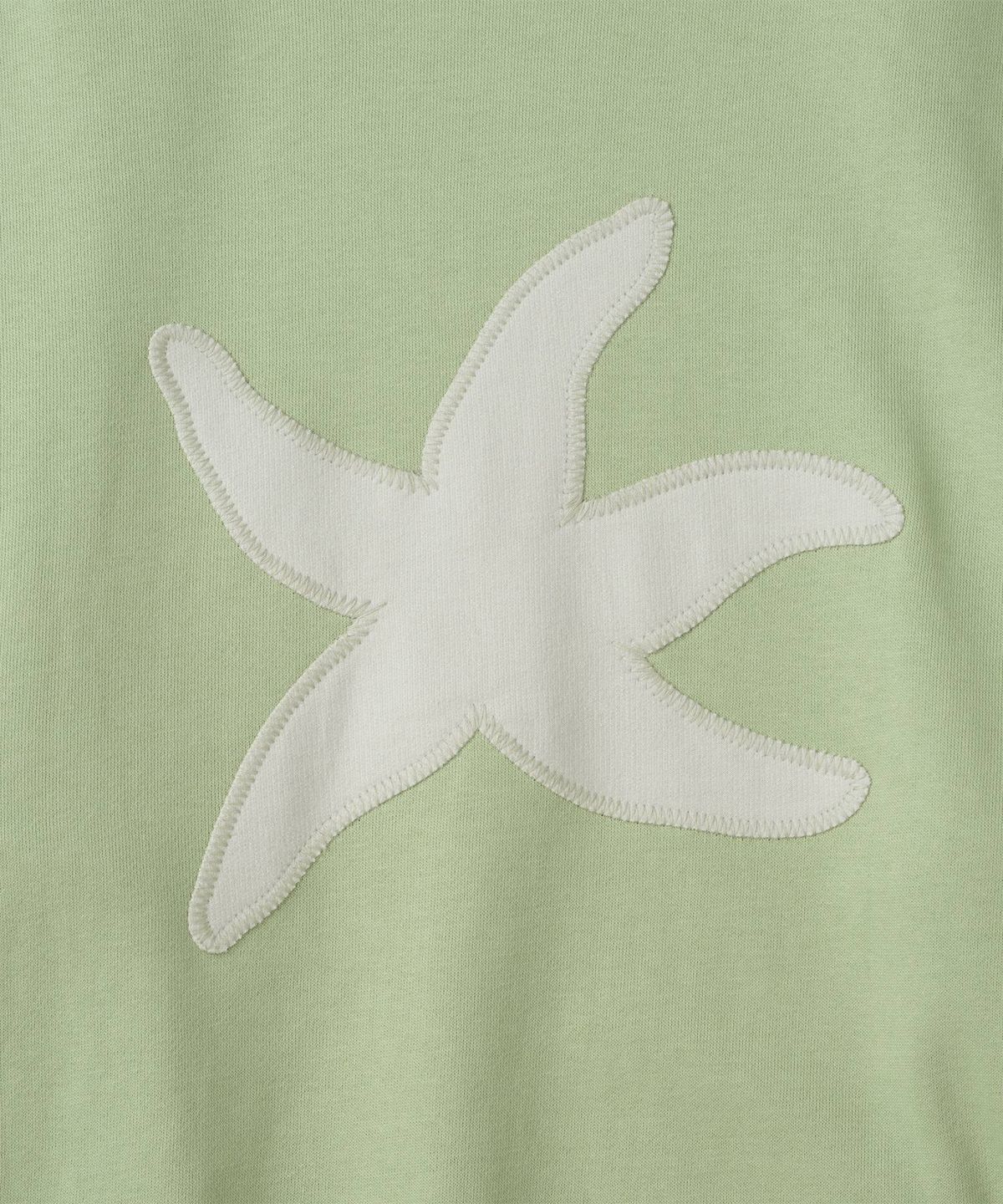 더콜디스트모먼트(THECOLDESTMOMENT) TCM starfish zigzag hoodie (green)