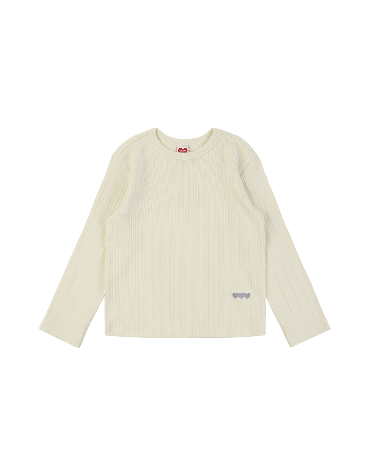 벨리타앤보이즈(BELITANBOYS) 크림 골지 긴팔티 BK63TL02CM