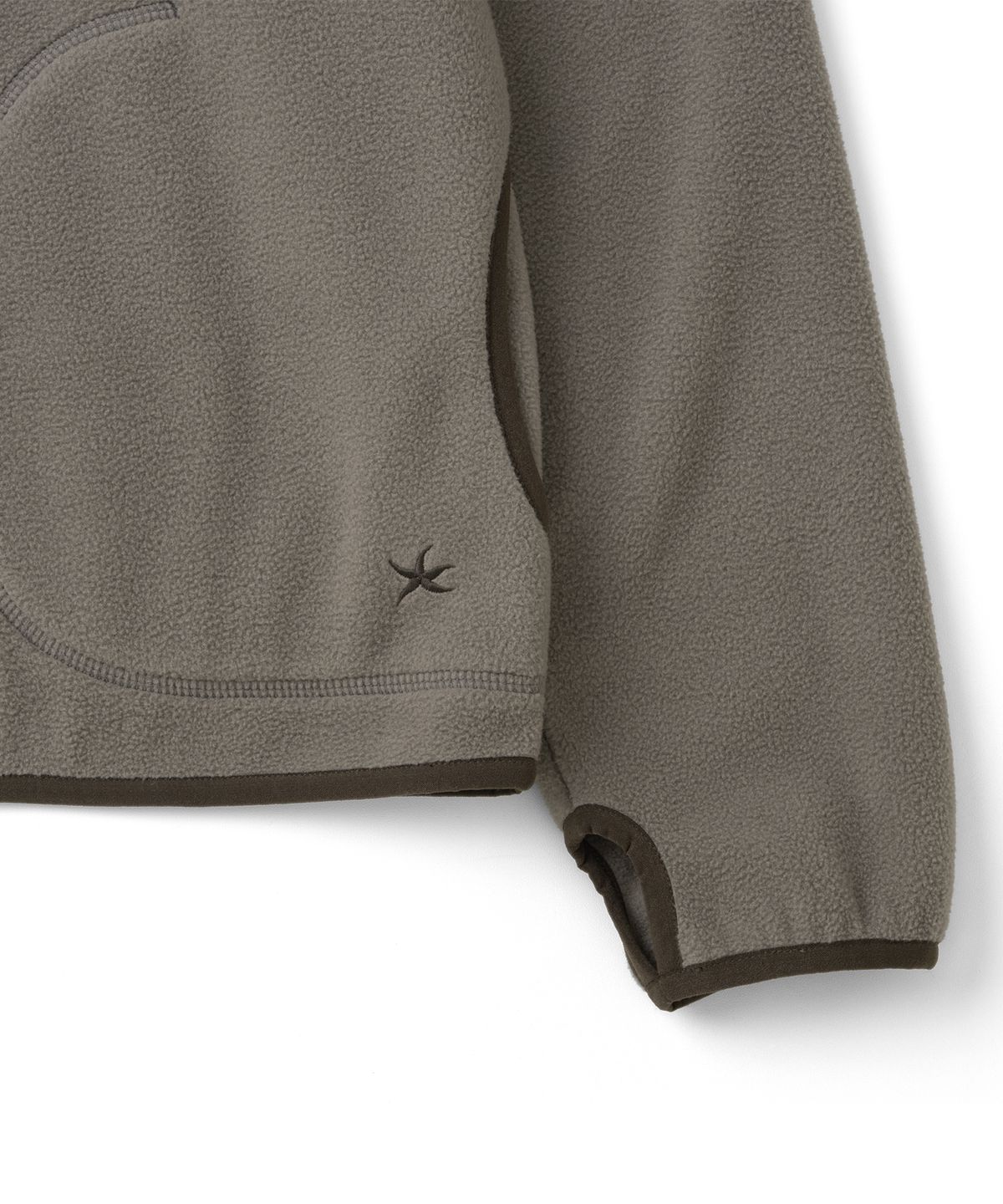 더콜디스트모먼트(THECOLDESTMOMENT) TCM henley neck button fleece pullover (brown)