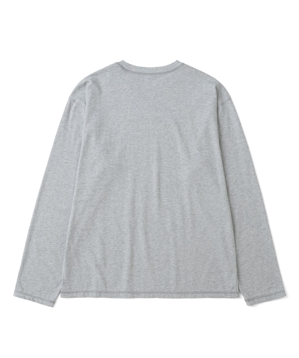 더콜디스트모먼트(THECOLDESTMOMENT) TCM cross stitch t long sleeve (melange grey)