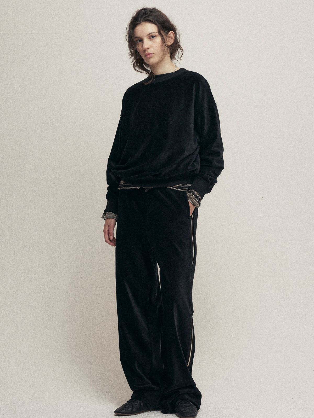 마롭(MALOUPE) 5310 소프트 스웻셔츠 (블랙)
