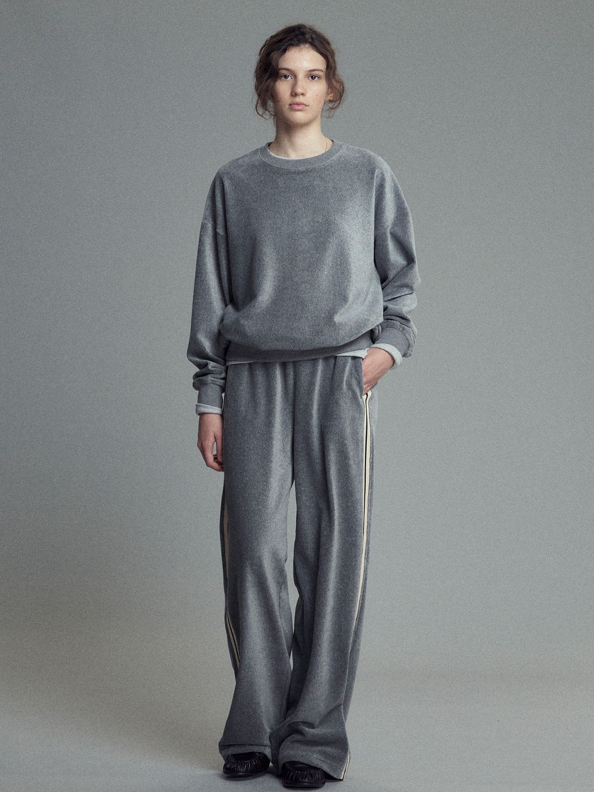 마롭(MALOUPE) 5310 소프트 스웻셔츠 (그레이)