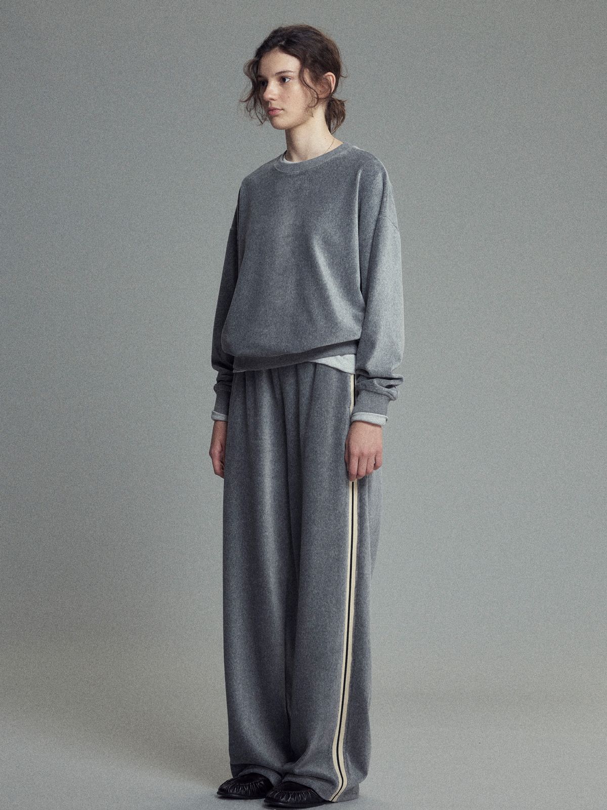 마롭(MALOUPE) 5310 소프트 스웻셔츠 (그레이)