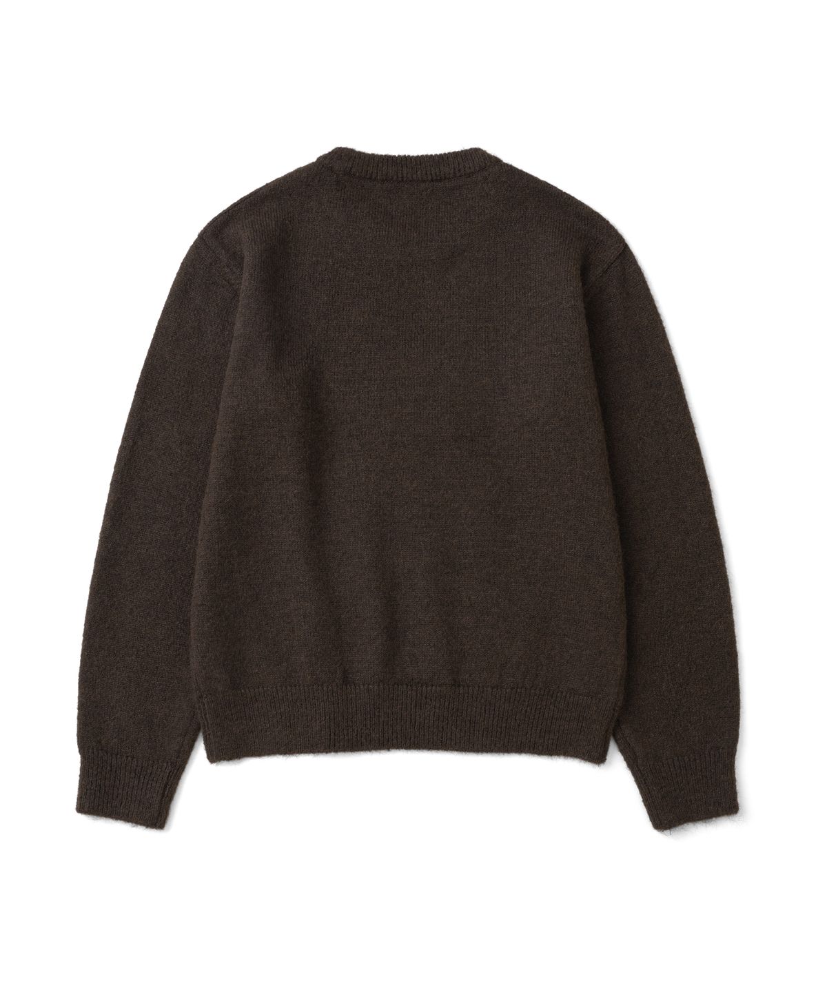 더콜디스트모먼트(THECOLDESTMOMENT) TCM starfish logo contrast knit (brown)