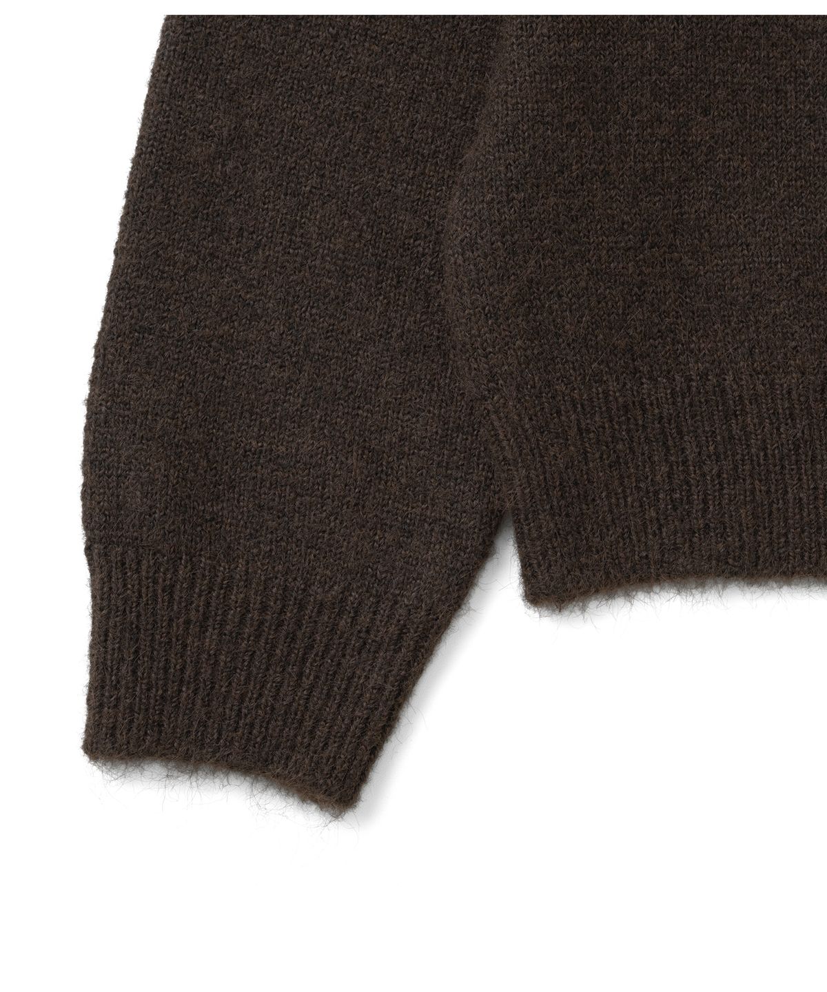 더콜디스트모먼트(THECOLDESTMOMENT) TCM starfish logo contrast knit (brown)