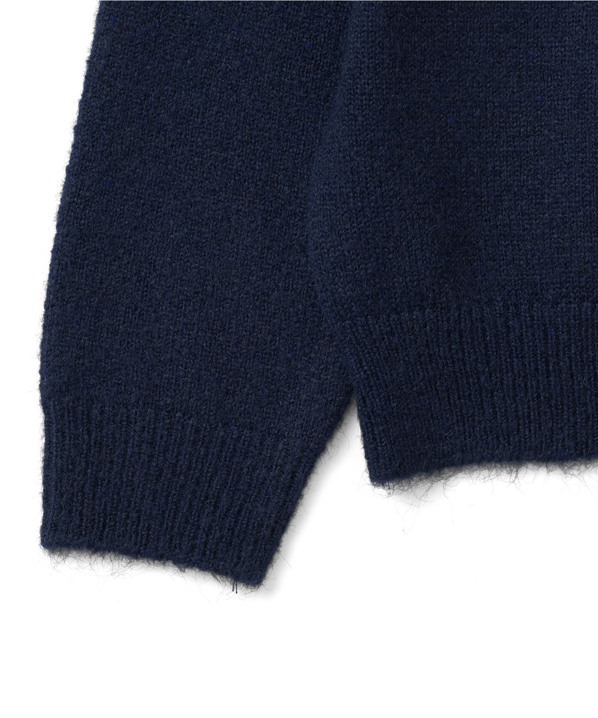 더콜디스트모먼트(THECOLDESTMOMENT) TCM starfish logo contrast knit (navy)