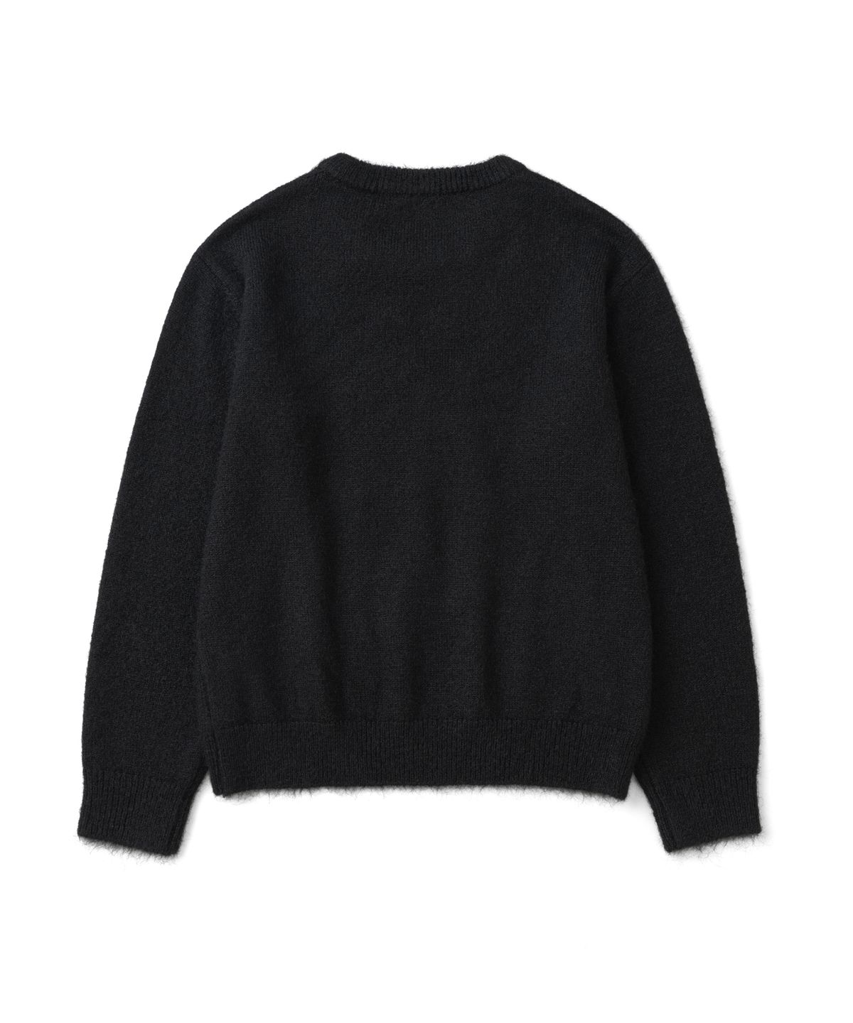 더콜디스트모먼트(THECOLDESTMOMENT) TCM starfish logo contrast knit (black)