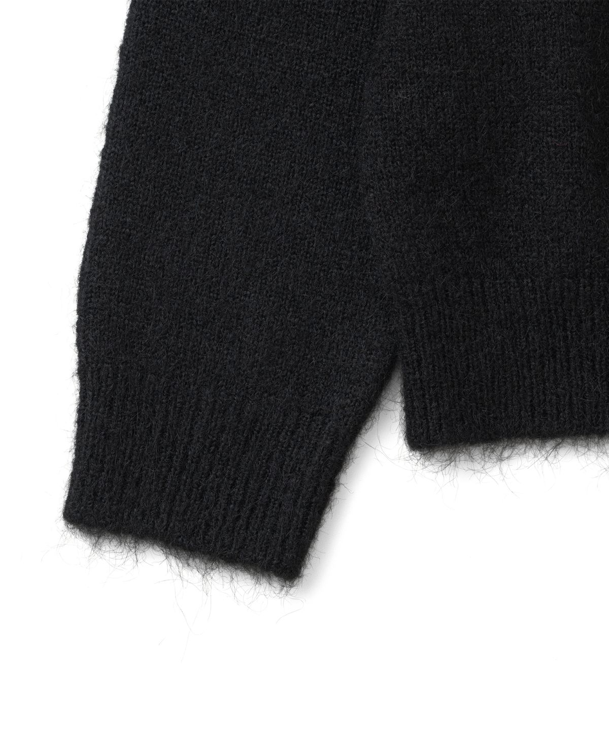 더콜디스트모먼트(THECOLDESTMOMENT) TCM starfish logo contrast knit (black)
