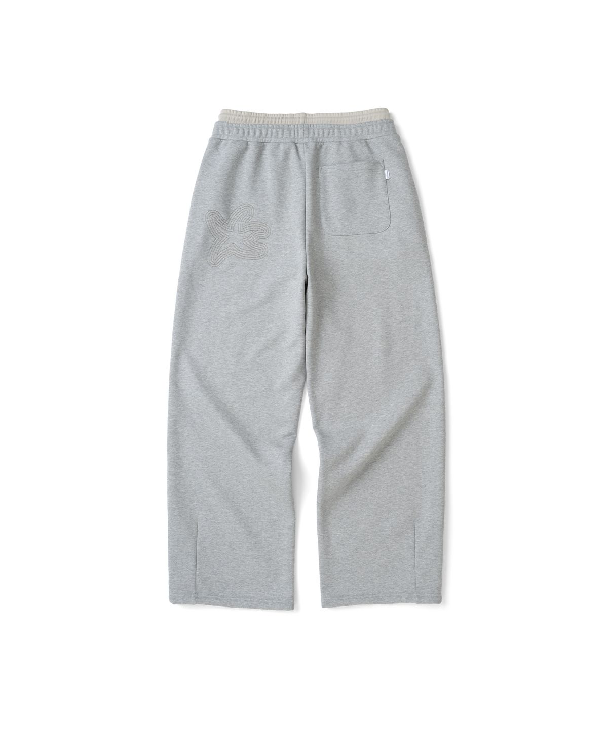 더콜디스트모먼트(THECOLDESTMOMENT) TCM layered sweatpants (melange grey)