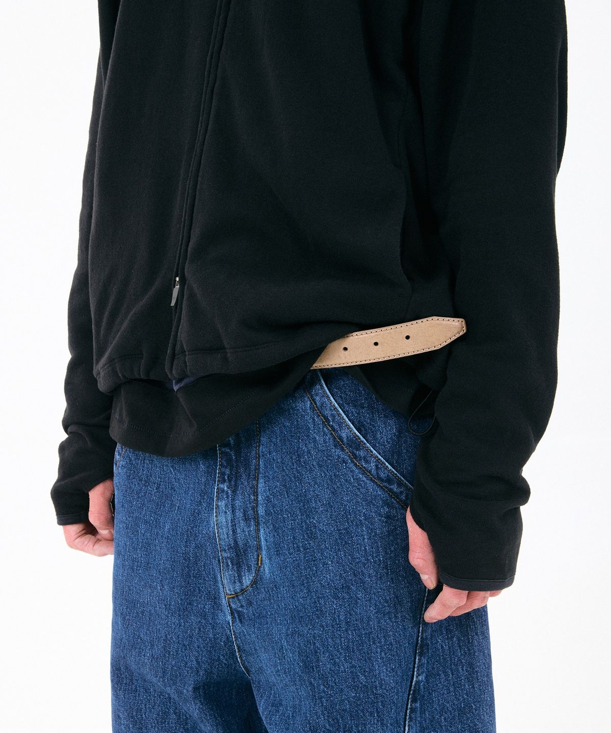 디키즈(DICKIES) 디키즈 x 해칭룸 Zip Hoodie Black