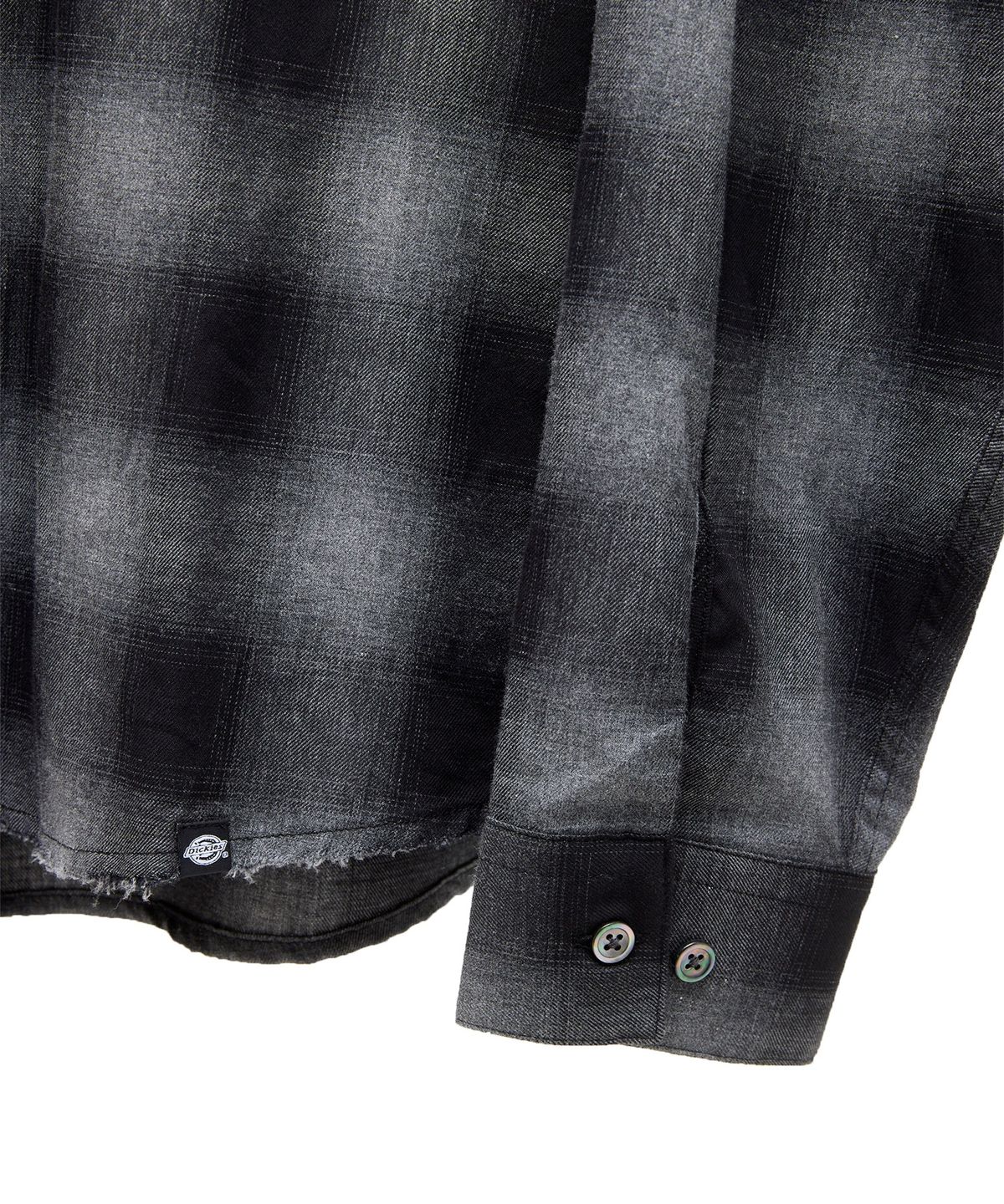 디키즈(DICKIES) 디키즈 x 해칭룸 Regular Shirt Ombre Check Charcoal
