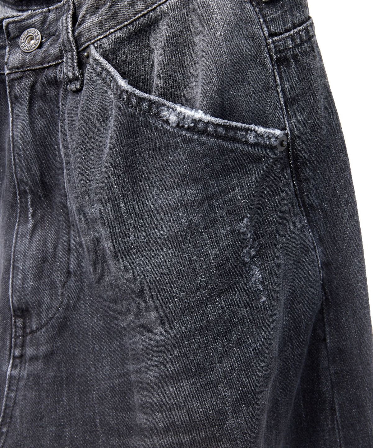 디키즈(DICKIES) 디키즈 x 해칭룸 Dis Jeans Aged Black
