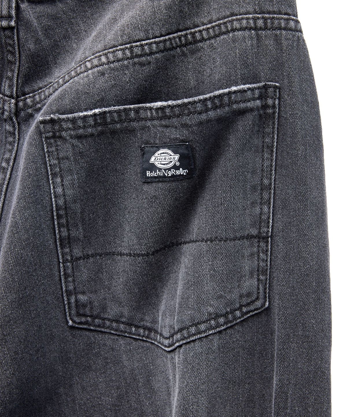 디키즈(DICKIES) 디키즈 x 해칭룸 Dis Jeans Aged Black