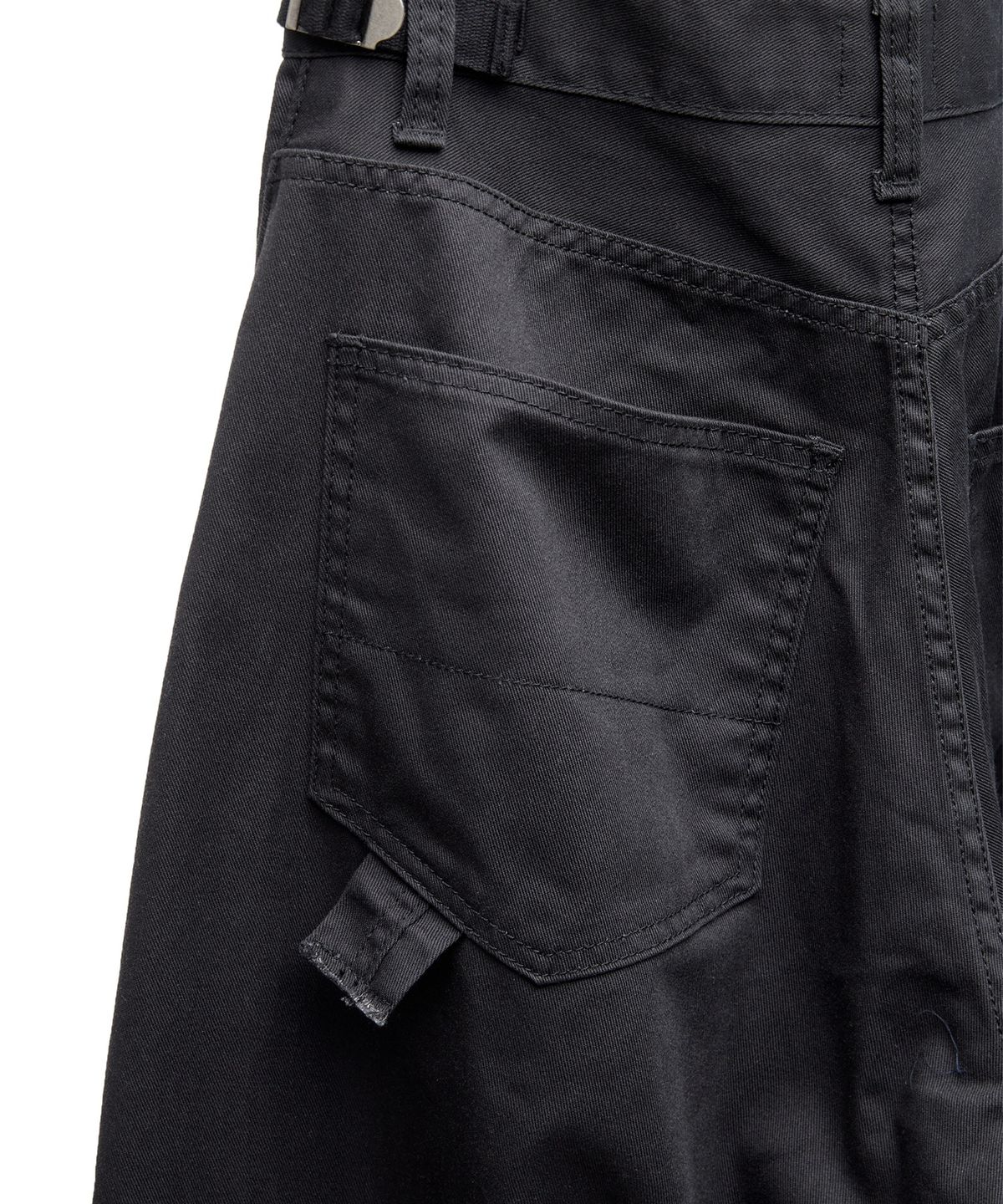 디키즈(DICKIES) 디키즈 x 해칭룸 Wide Curve Carpenter Pants Black