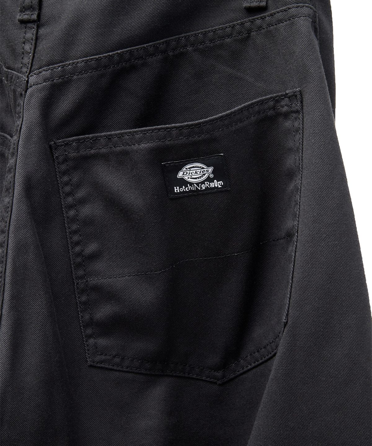 디키즈(DICKIES) 디키즈 x 해칭룸 Wide Curve Carpenter Pants Black