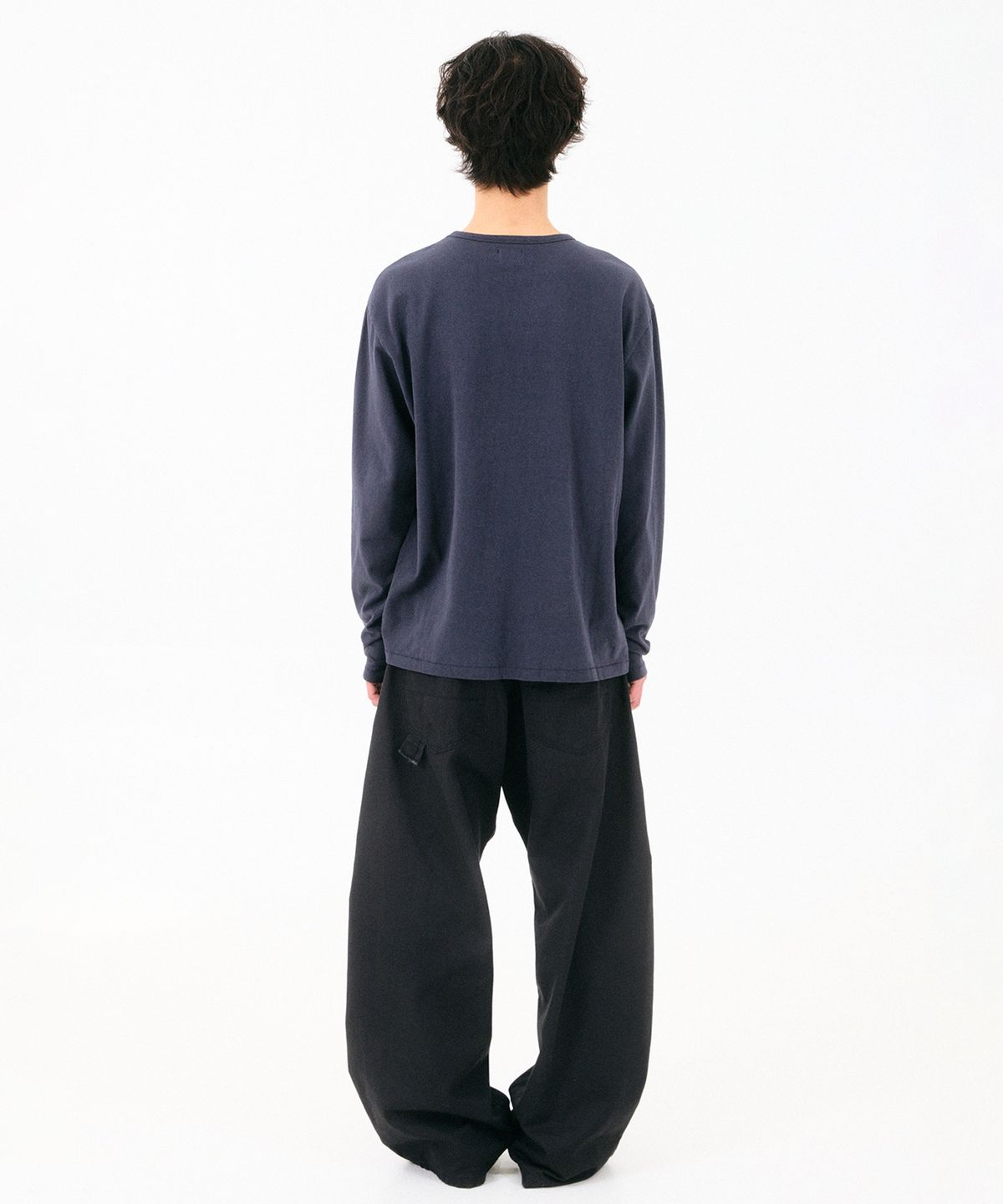 디키즈(DICKIES) 디키즈 x 해칭룸 Wide Curve Carpenter Pants Black