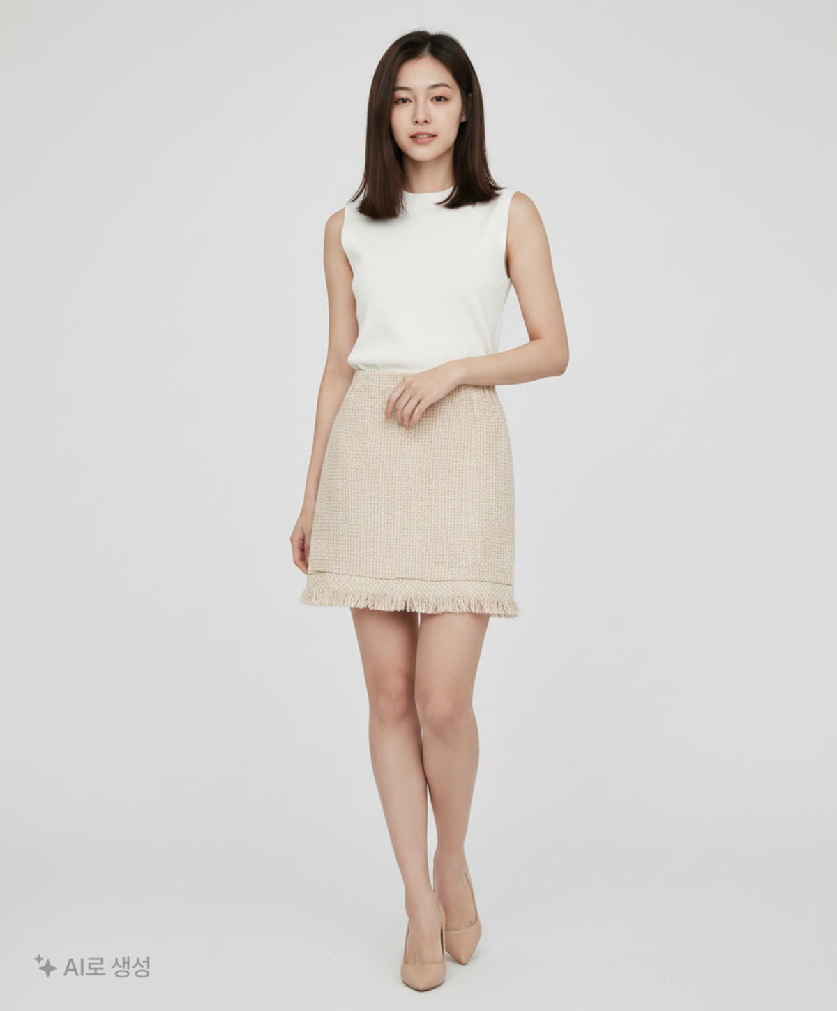 내츄럴 뷰티 베이직(NATURAL BEAUTY BASIC) 미니스커트 XS
