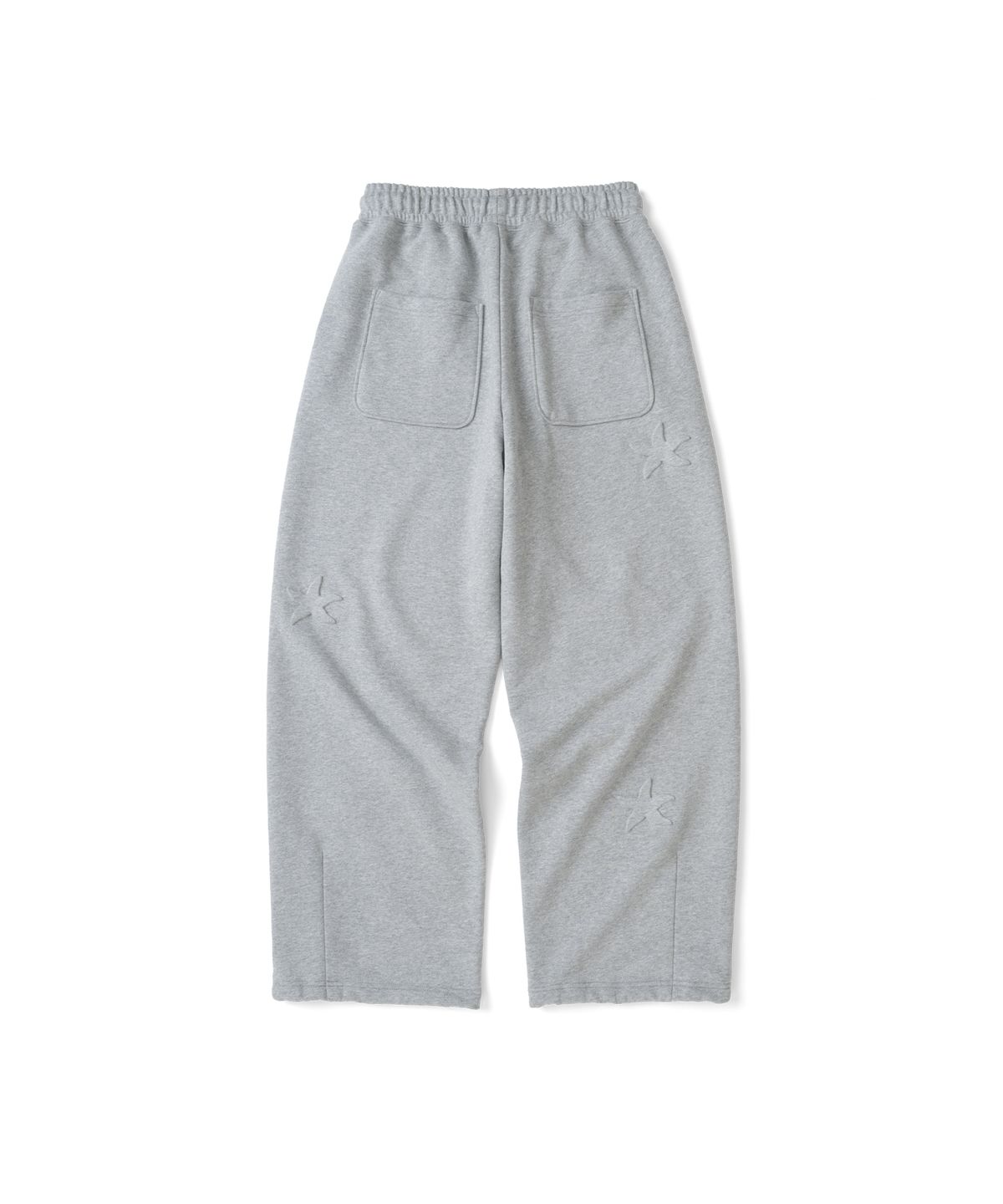 더콜디스트모먼트(THECOLDESTMOMENT) TCM bubble star sweat pants (melange grey)