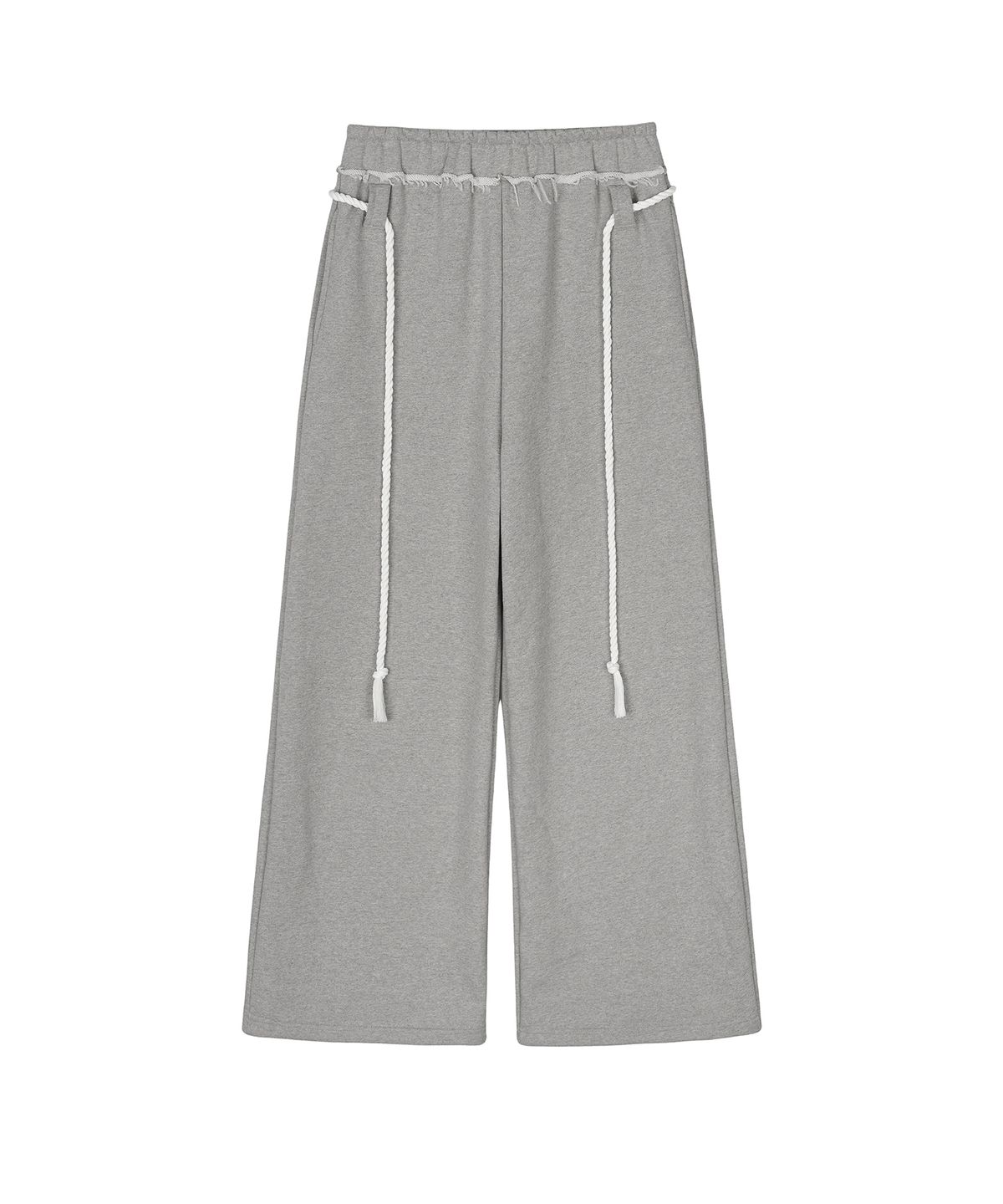 아야즈앤세이(AYASNSEY) SIFY RAW EDGE ROPE WIDE PANTS