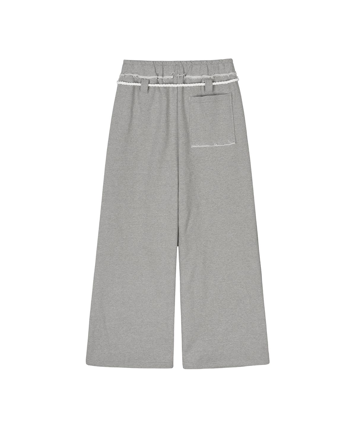 아야즈앤세이(AYASNSEY) SIFY RAW EDGE ROPE WIDE PANTS
