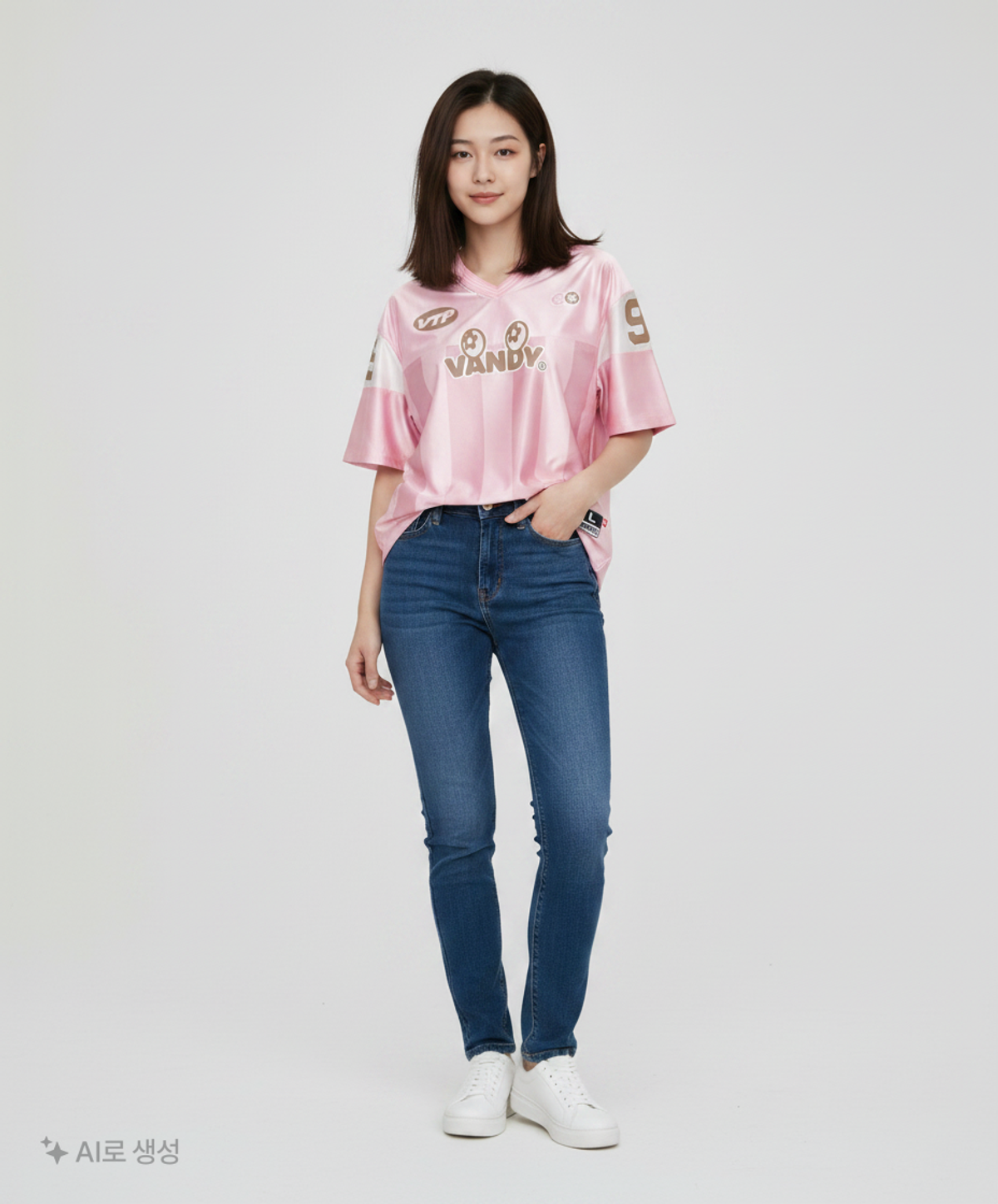 반디더핑크(VANDY THE PINK) 반소매 티셔츠 L