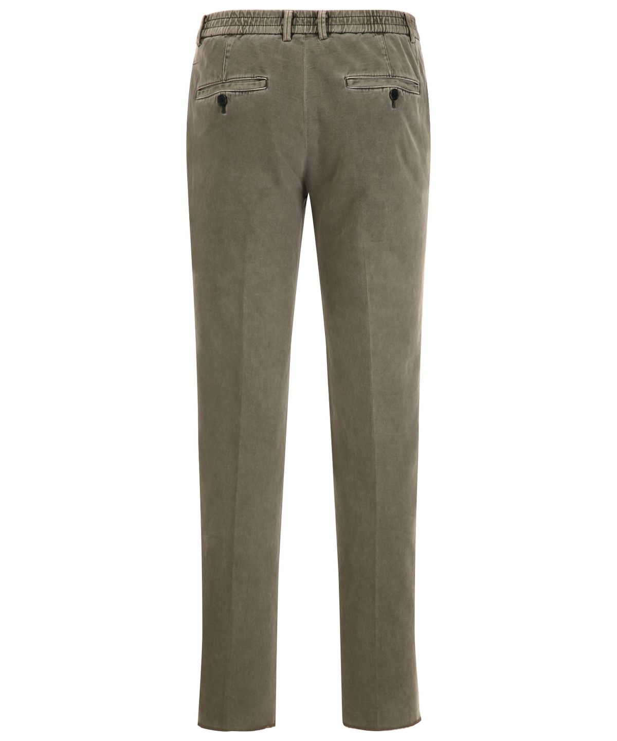 질스튜어트뉴욕 맨(JILLSTUART NEWYORK MEN) [ORDINARY FIT]  가먼트다잉 베이직 코튼 팬츠 - 다크카키 (JNPA6D101K3)