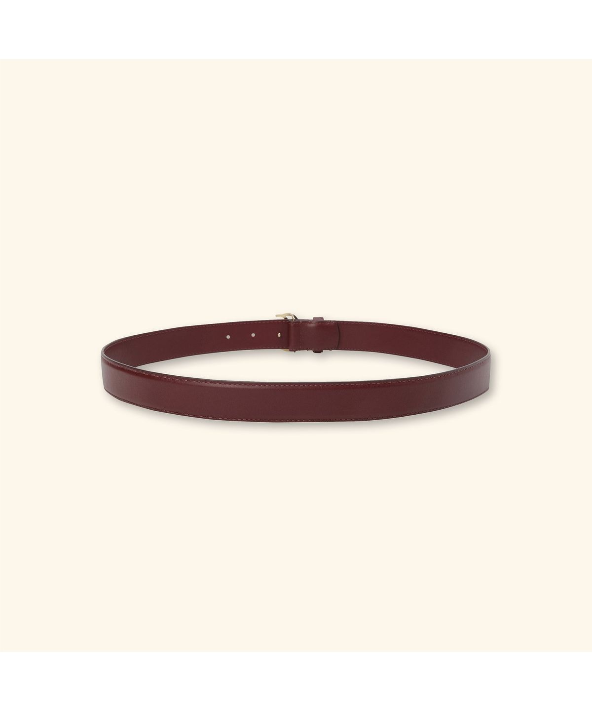드롤드무슈(DROLE DE MONSIEUR) Leather D-Miroir Belt D4ABW26103RED