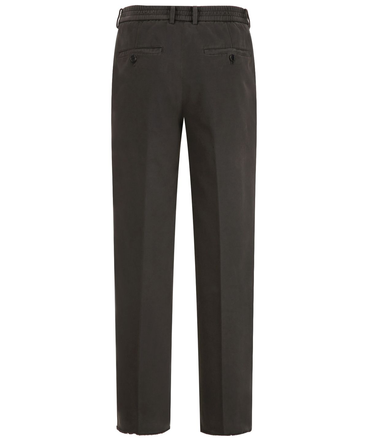 질스튜어트뉴욕 맨(JILLSTUART NEWYORK MEN) [TAPERED FIT]  가먼트다잉 스트링 코튼 팬츠 - 다크그레이 (JNPA6D102G3)
