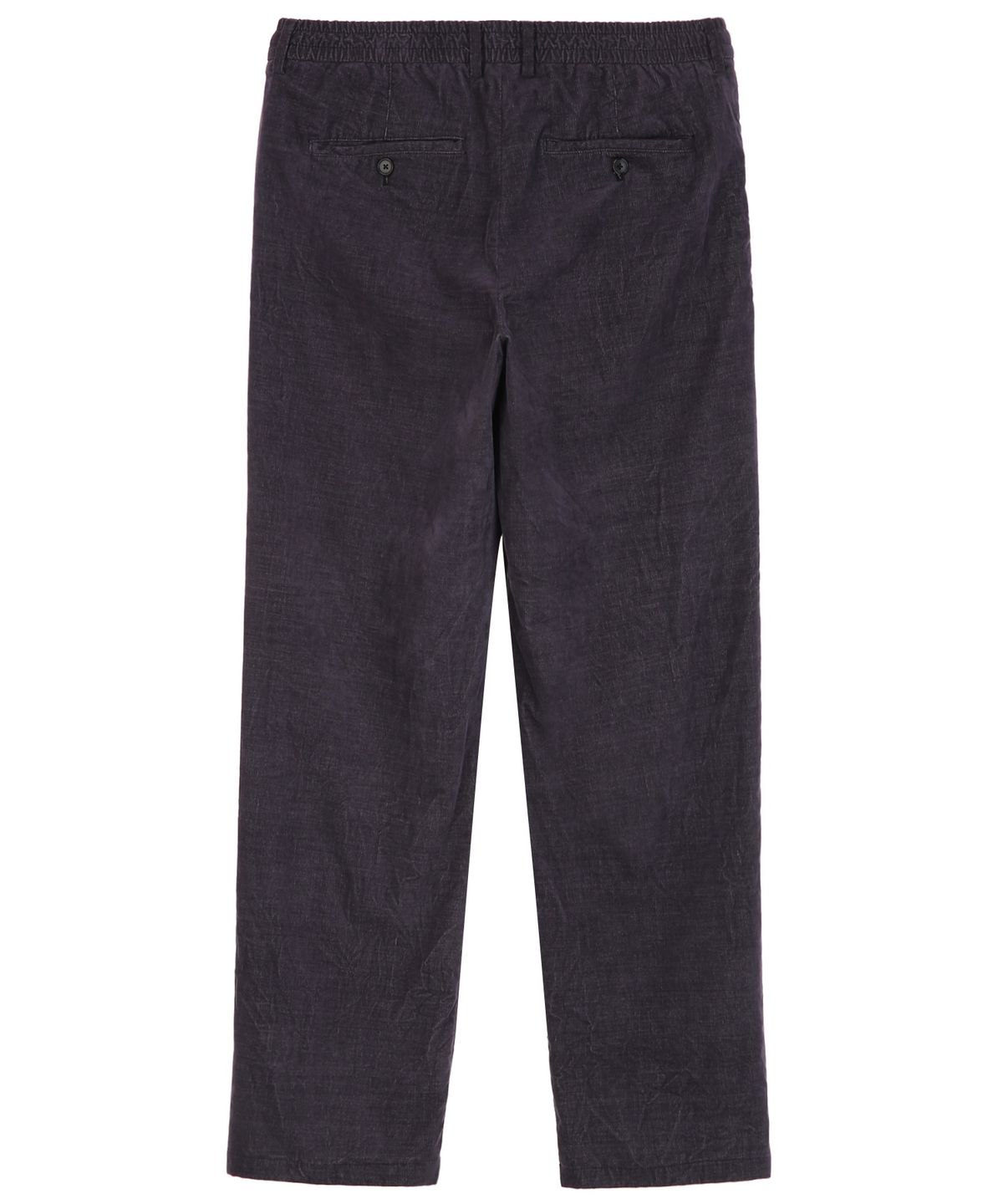 질스튜어트뉴욕 맨(JILLSTUART NEWYORK MEN) [TAPERED FIT]  코듀로이 다잉 스트링 치노팬츠 - 차콜그레이 (JNPA6D200CG)