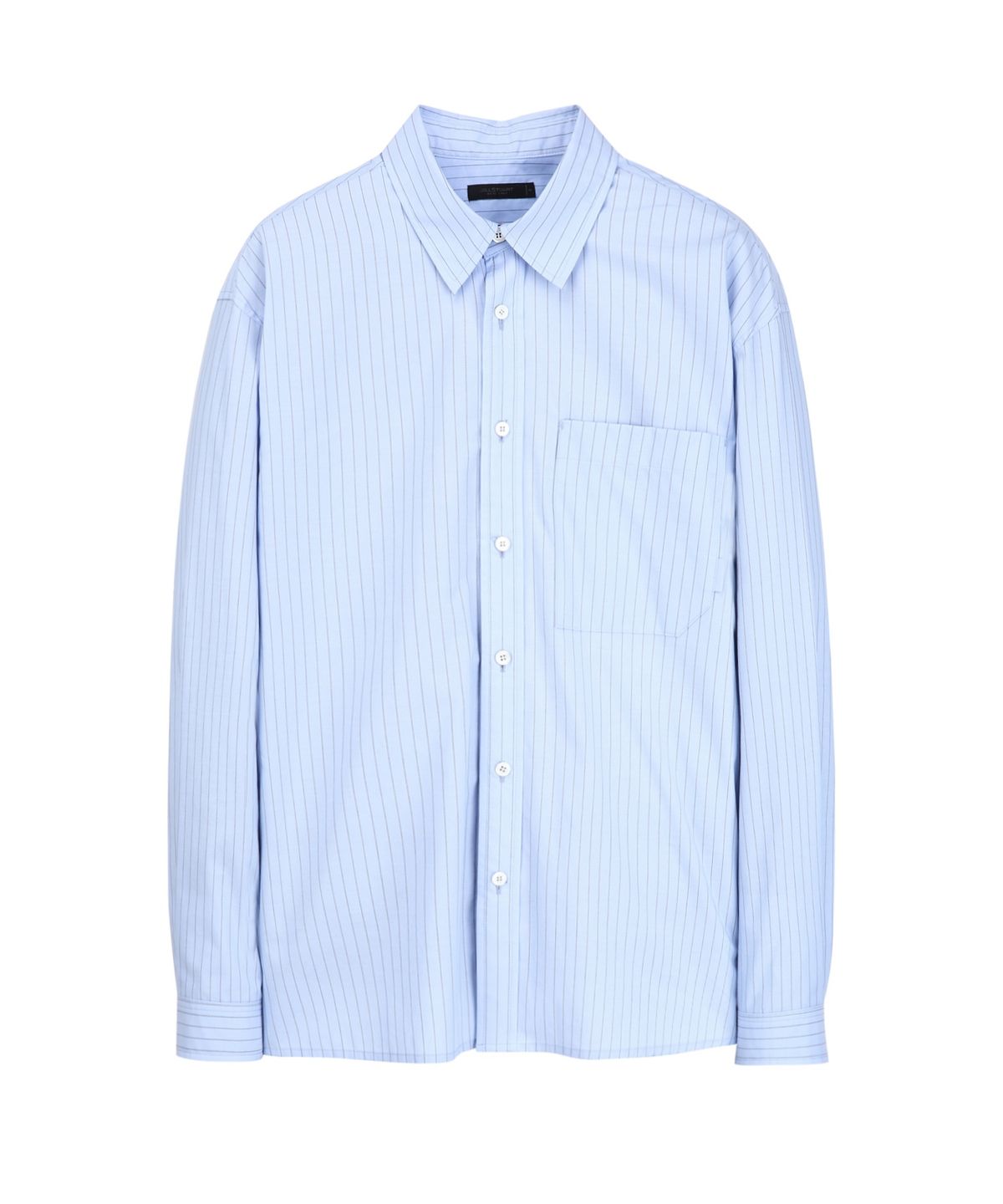 질스튜어트뉴욕 맨(JILLSTUART NEWYORK MEN) 세미오버핏 스트라이프 셔츠 - 블루 (JNSH6C006B2)