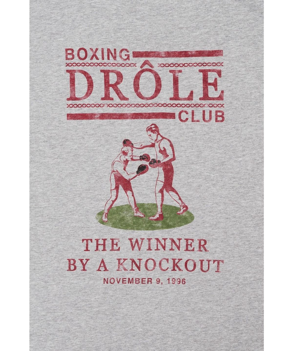 드롤드무슈(DROLE DE MONSIEUR) Dr le Boxers T-Shirt D0TCW26117GYM