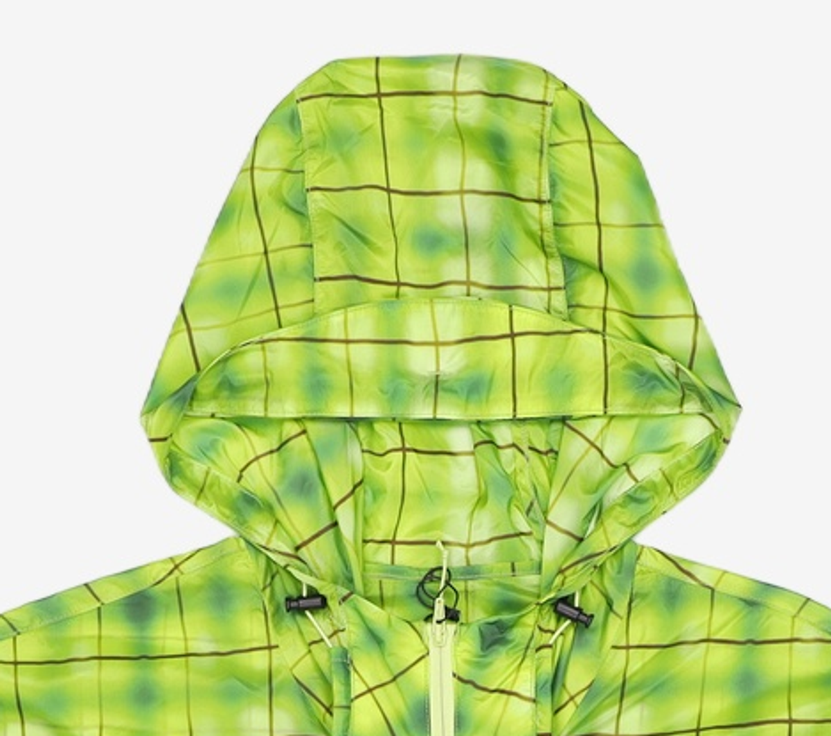 예스아이씨(YESEYESEE) Breeze Windbreaker Green Check L