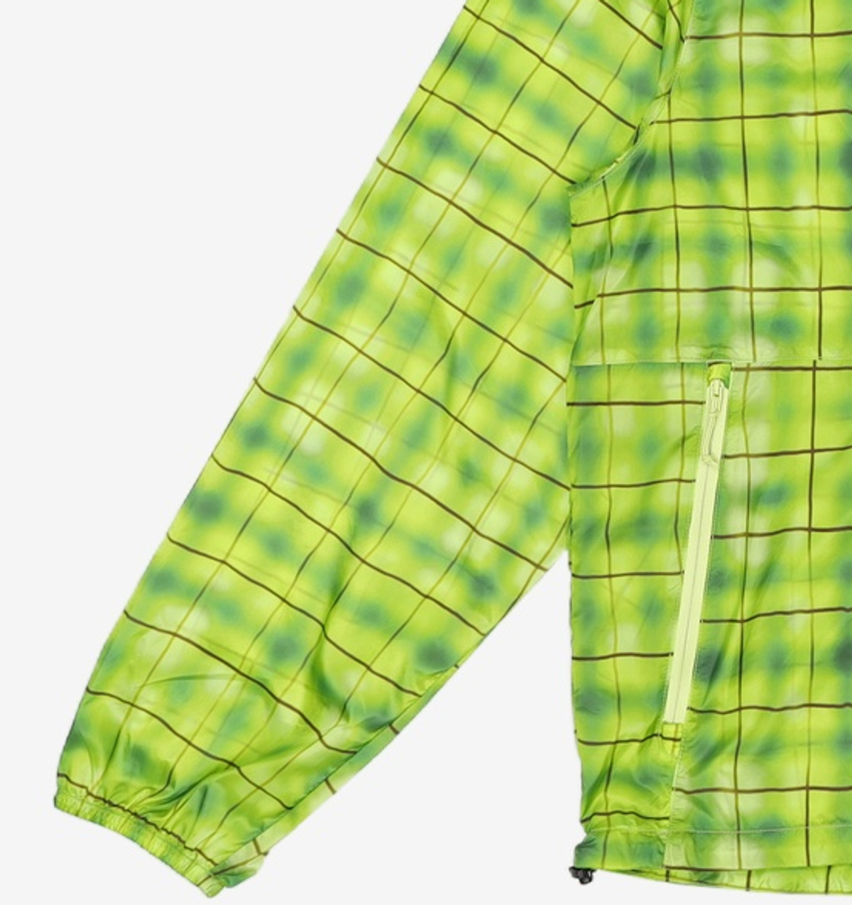 예스아이씨(YESEYESEE) Breeze Windbreaker Green Check L
