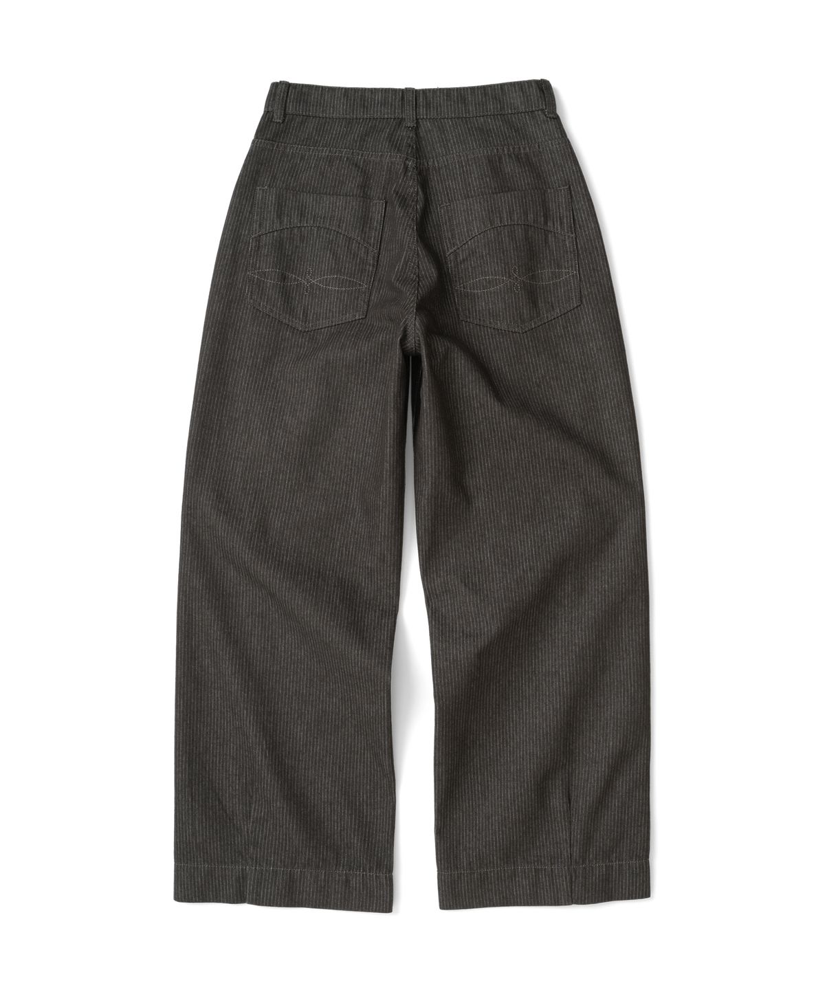 더콜디스트모먼트(THECOLDESTMOMENT) TCM unbalance ethnic stripe pants (black)